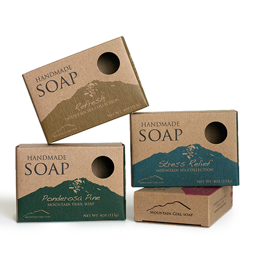 kraft soap packaging