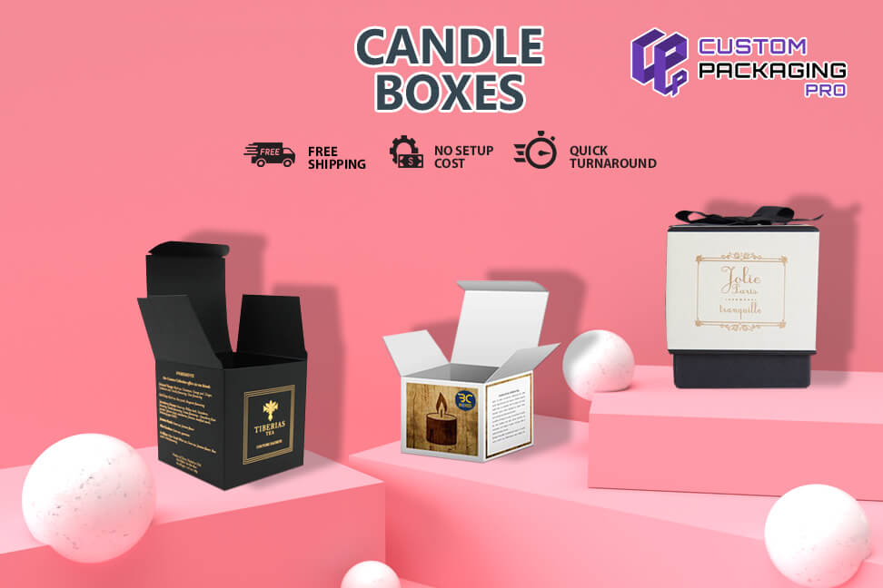 Candle Boxes Made With Modern Embellishments