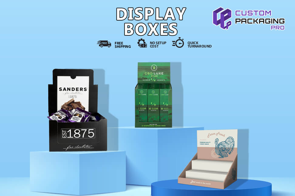 Making Stylish Product Appearance Using Display Boxes