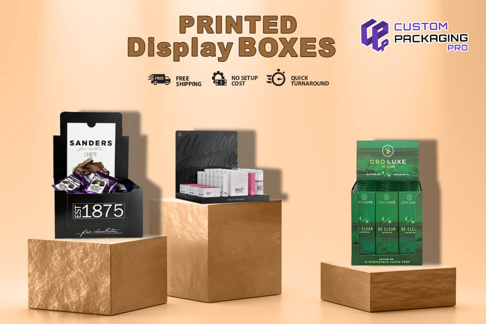 Printed Display Boxes for Enchanting Product Showcase