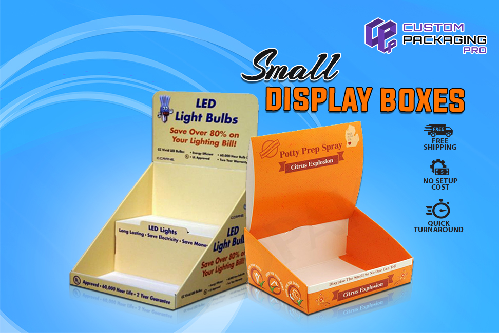Opportunity To Showcase Small Items in Small Display Boxes