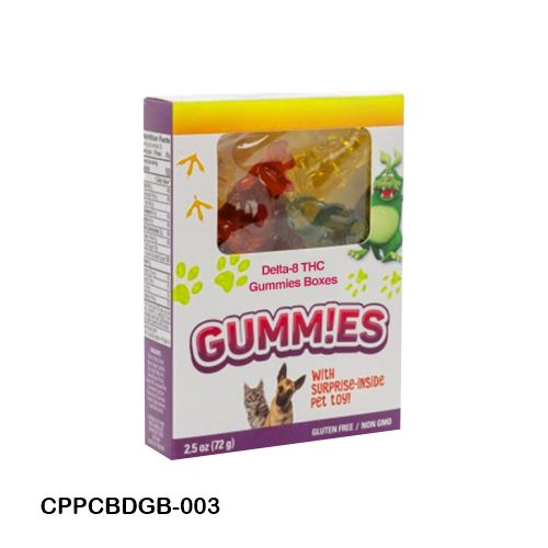Printed CBD Gummies Boxes