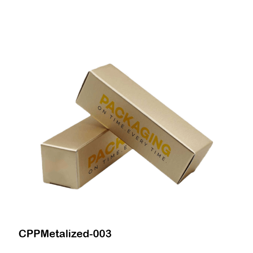 Custom Metalized Packaging Boxes Wholesale