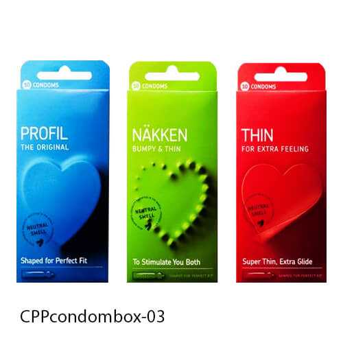 Condom Packaging Boxes