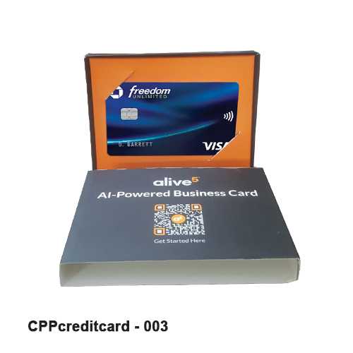 Printed Credit Card Boxes
