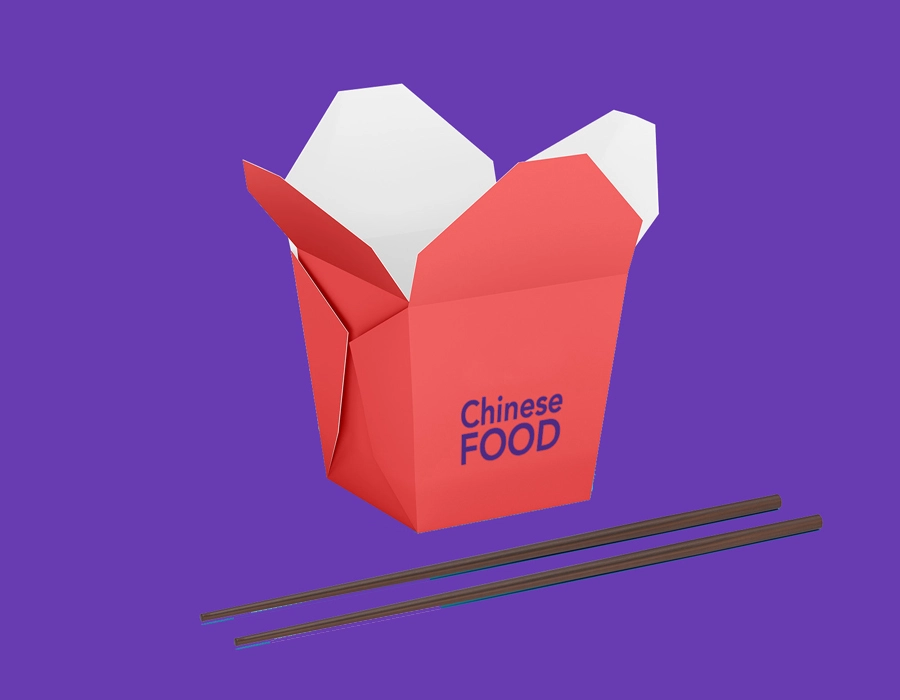 Chinese food boxes