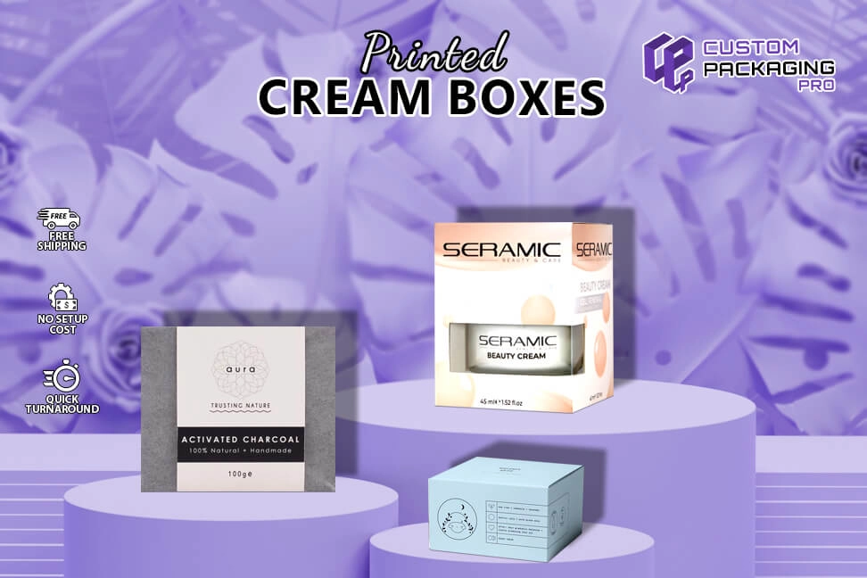 Printed Cream Boxes