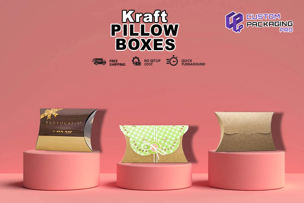 Kraft Pillow Boxes