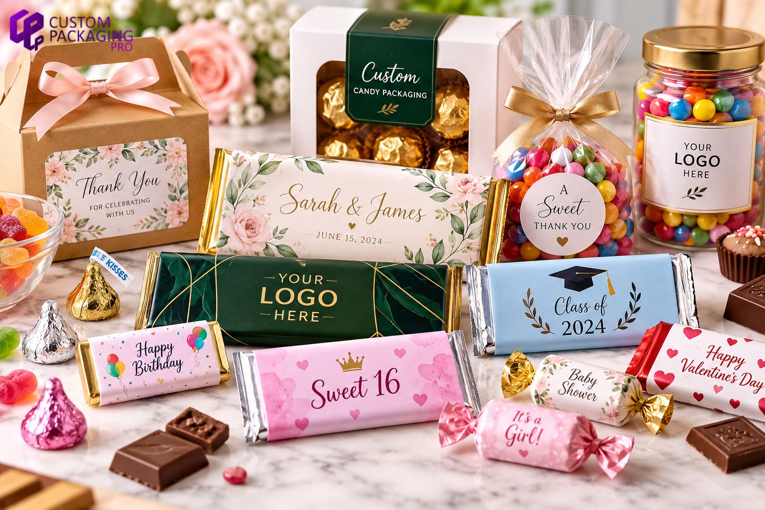 Custom Candy Packaging Celebration