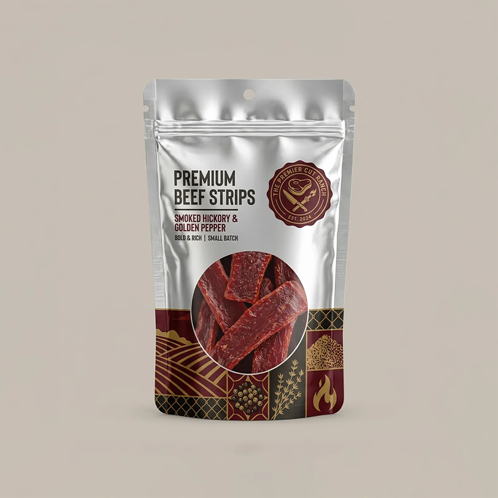 Custom Beef Jerky Bags