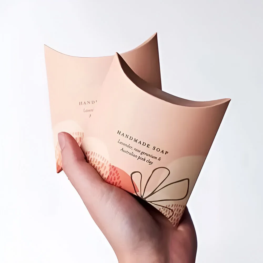 Custom Kraft Pillow Soap Boxes