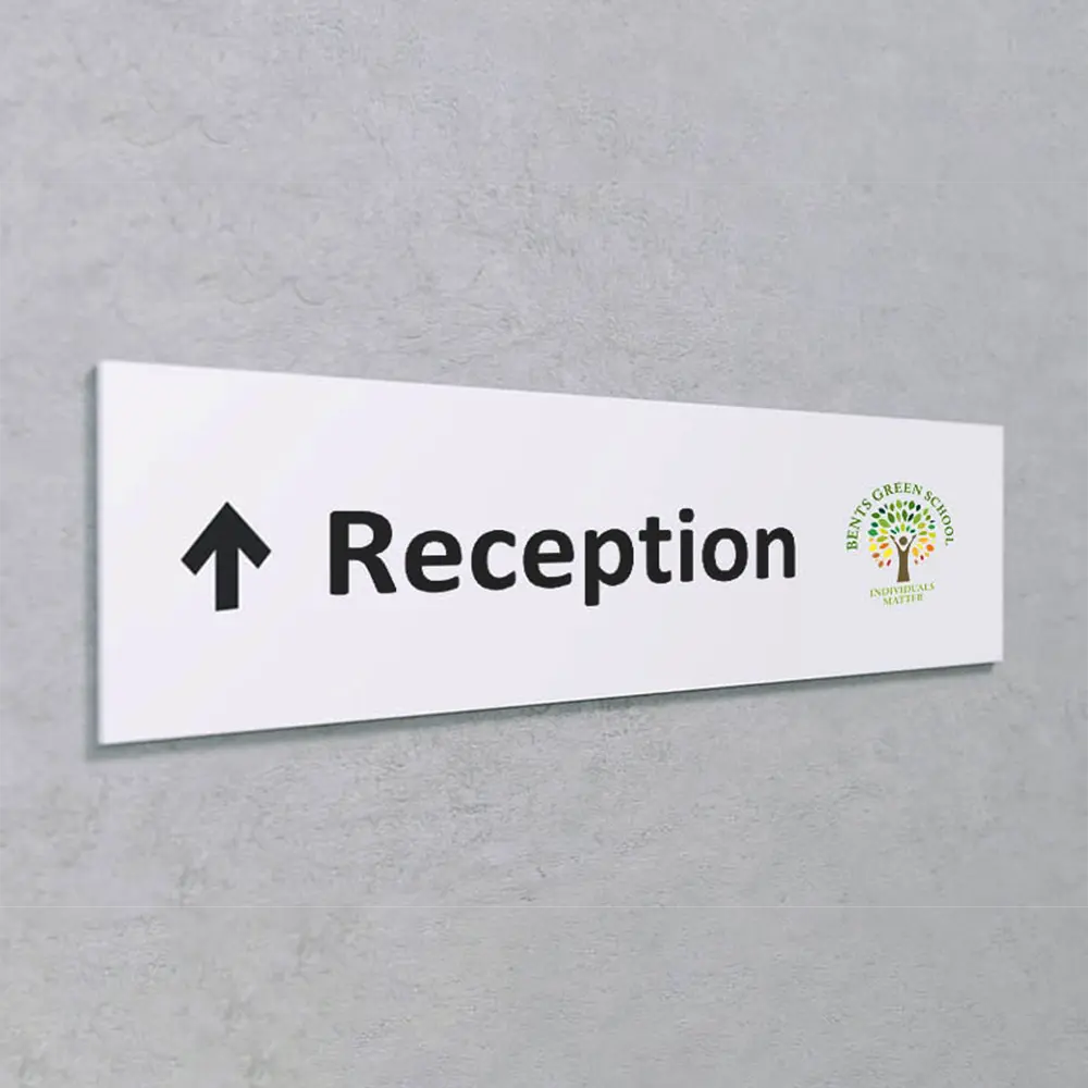 White Acrylic Signs
