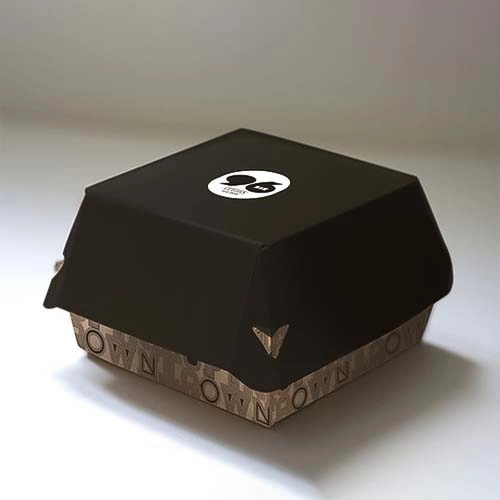 Printed Square Burger Boxes