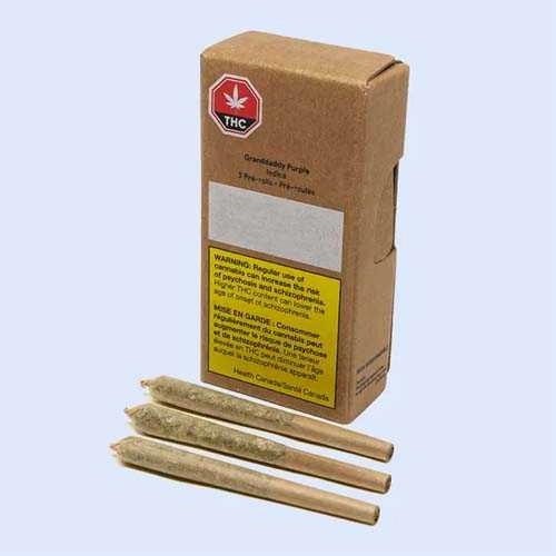 Printed Cannabis Pre-Roll Boxes