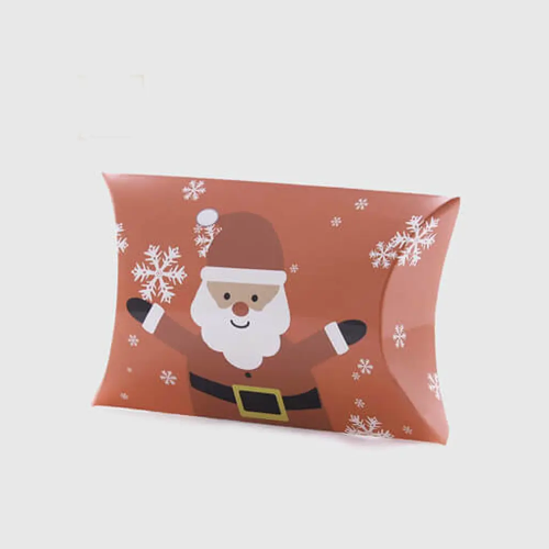 Printed Christmas Pillow Boxes