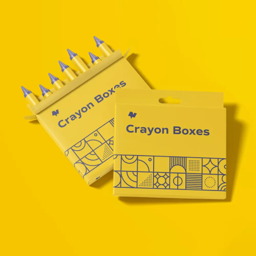 Printed Crayon Boxes