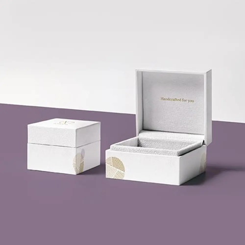 Custom White Rigid Gift Boxes