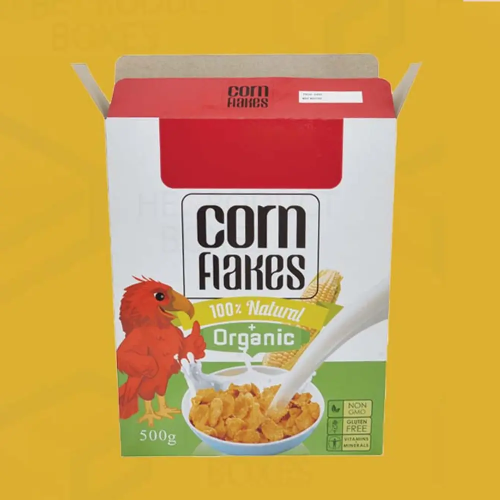 Printed Cardboard Cereal Packaging