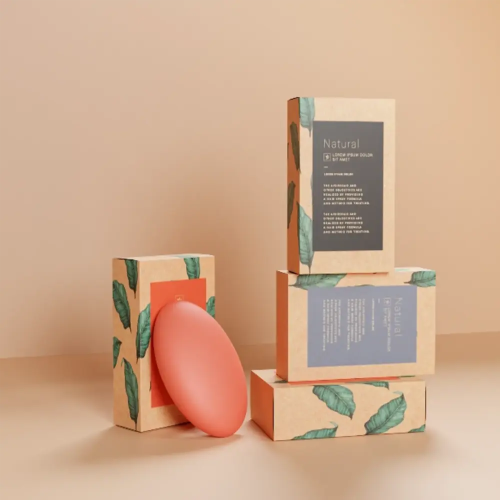 Printed Kraft Soap Boxes