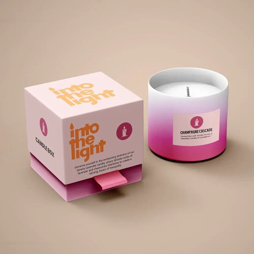 Printed Luxury Candle Packaging Boxes