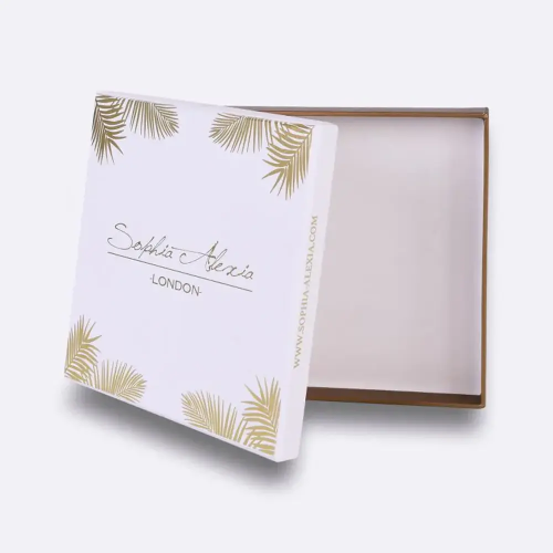 Printed White Rigid Gift Boxes