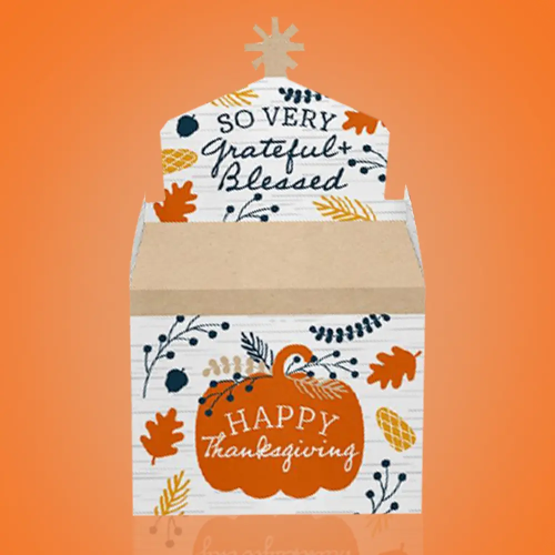 Printed Thanksgiving Food Boxes