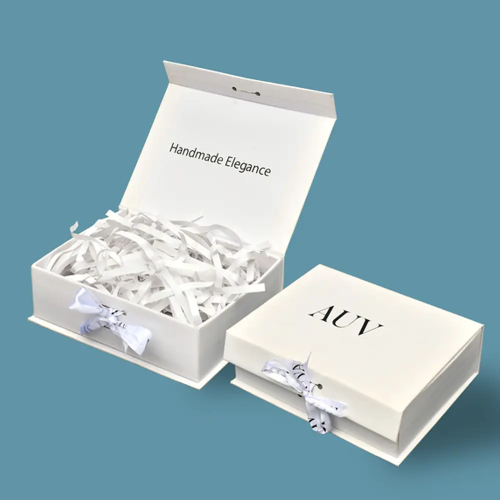 White Rigid Gift Boxes Wholesale