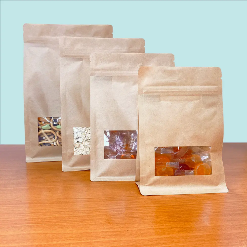 Custom Ziplock Bags with Windows Wholesale