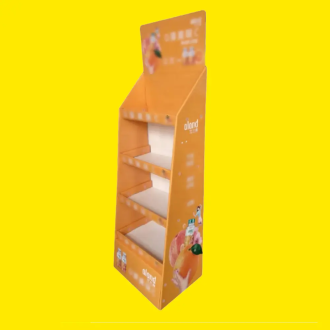 Custom Orange Four Shelf Display.webp