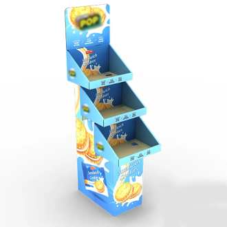 Custom Three Tray Floor Display.webp