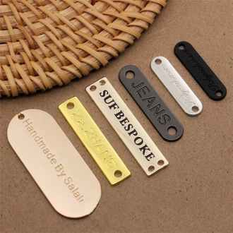 Custom metal tags