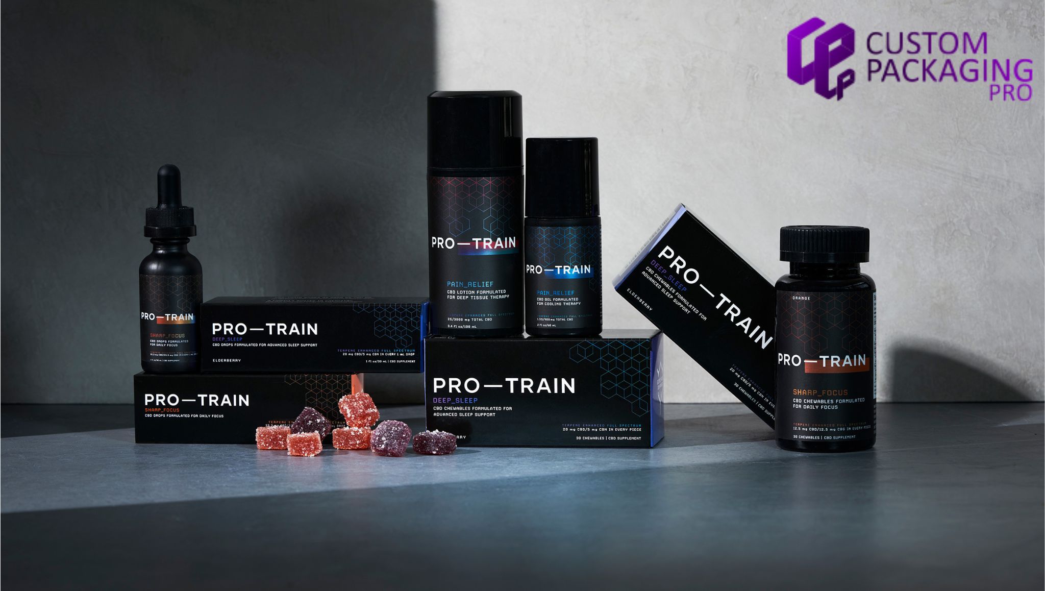 CBD and Gummy packaging CBD and Gummy packaging