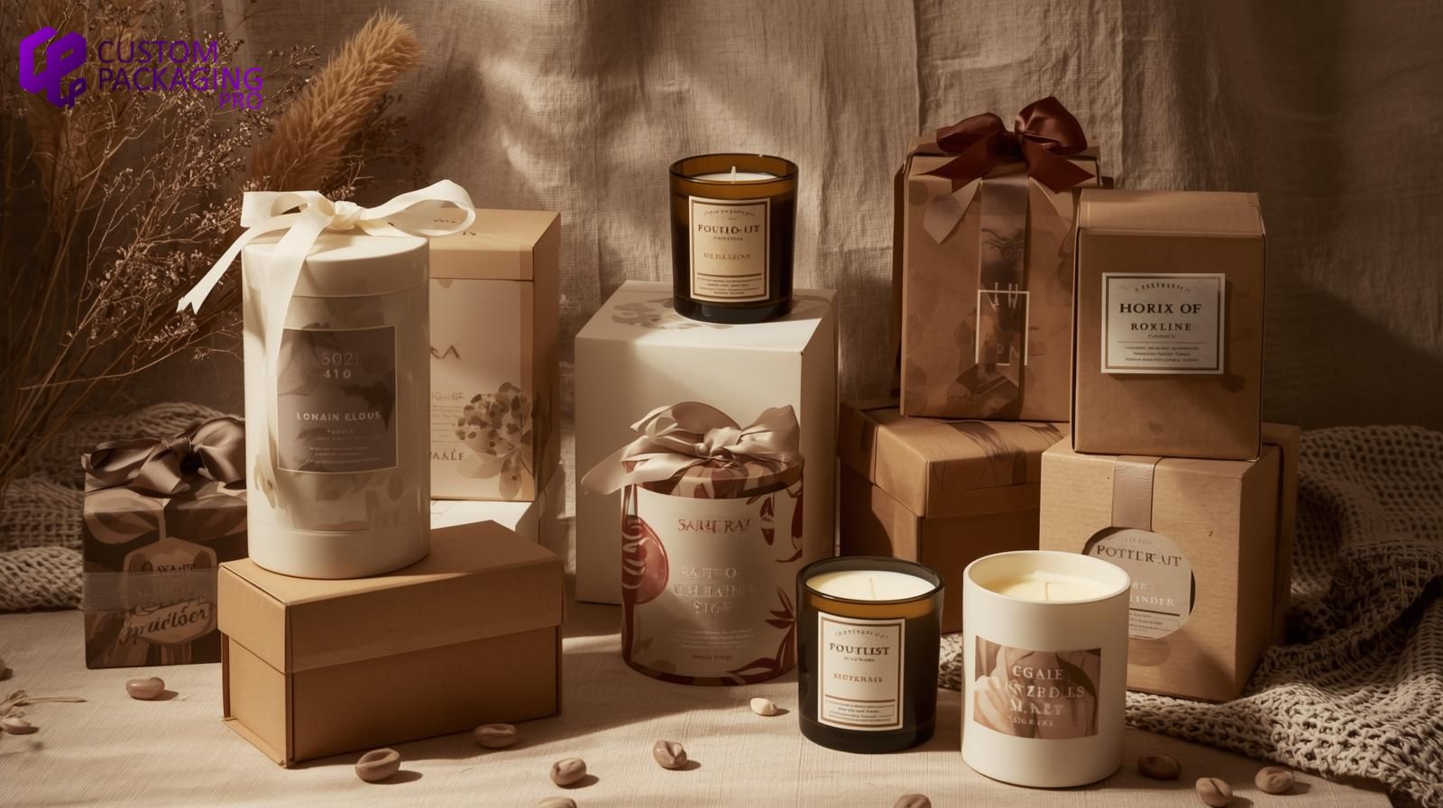 custom candle packaging